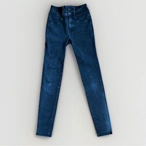 American Eagle Women 10 Super Hi Rise Jeggings 360 Super Stretch black